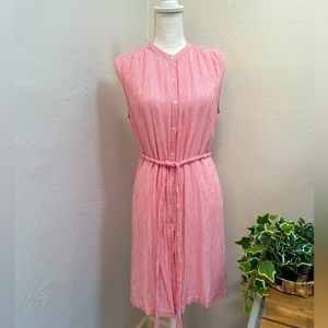 LOFT‎ Lightweight Red Striped Dress